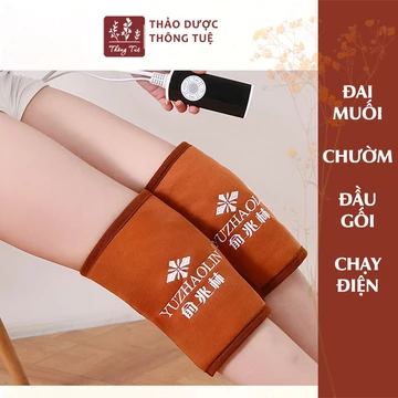 Đai chườm nóng gối thảo dược đông y trung quốc: Giảm tê bì, nhức đau mỏi đầu gối, chân tay