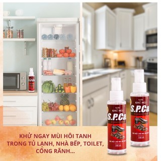 Xịt khử mùi giày S.P.Ca 100ml khử mùi đa năng giày vớ, nón bảo hiểm, xe ô tô  - SPCa000027