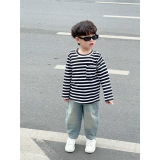 Quần bò baggy dài cho bé trai bé gái Batala Kids, quần jean cho bé iu phong cách Hàn Quốc