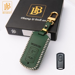 Bao da chìa khoá xe máy HONDA Air Blade, Lead, Vision, Vario đời cũ từ 2018-2022 da bò thật 100% bảo hành 2 năm Bobay