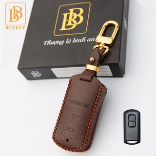 Bao da chìa khoá xe máy HONDA Air Blade, Lead, Vision, Vario đời cũ từ 2018-2022 da bò thật 100% bảo hành 2 năm Bobay