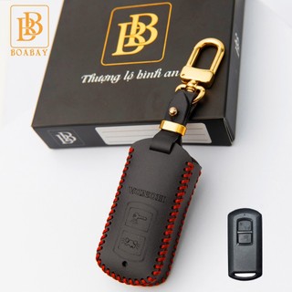 Bao da chìa khoá xe máy HONDA Air Blade, Lead, Vision, Vario đời cũ từ 2018-2022 da bò thật 100% bảo hành 2 năm Bobay