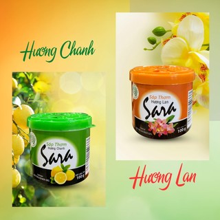 Sáp thơm ô tô Sara 100g thơm lâu hạn chế say xe dùng từ 10 đến 15 ngày - SPCa000045
