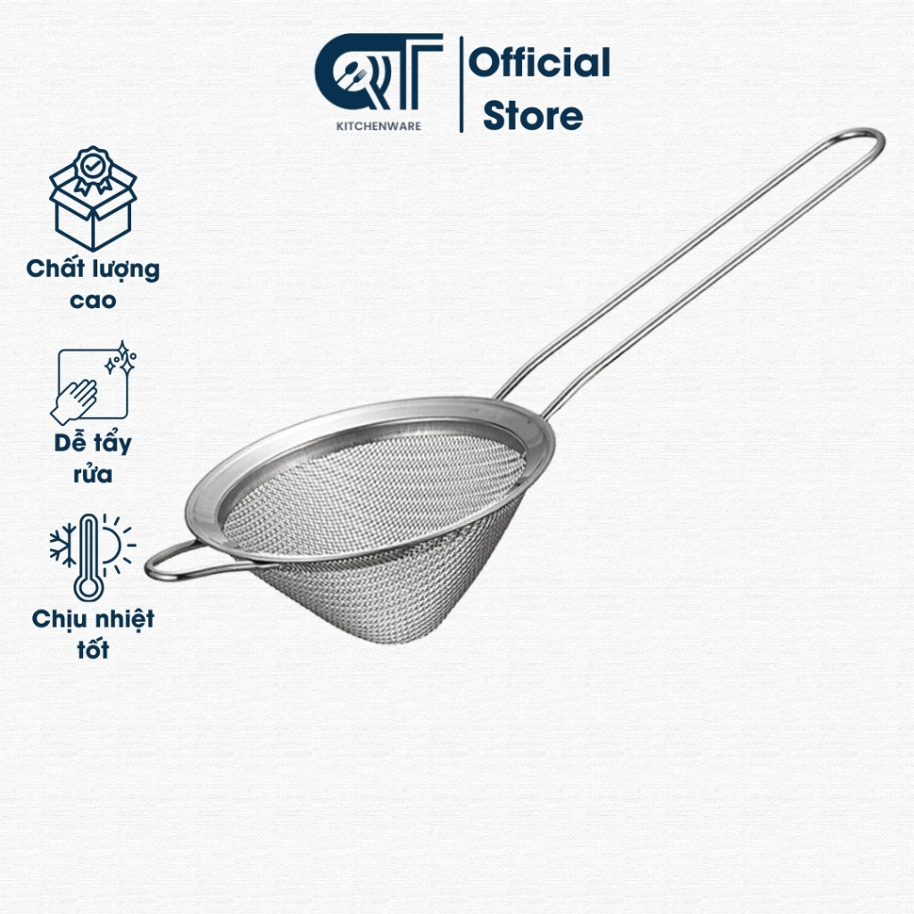 Rây Lọc Pha Chế Inox, Mũi Nhọn/Hình Nón Cao Cấp - QT KITCHENWARE ...