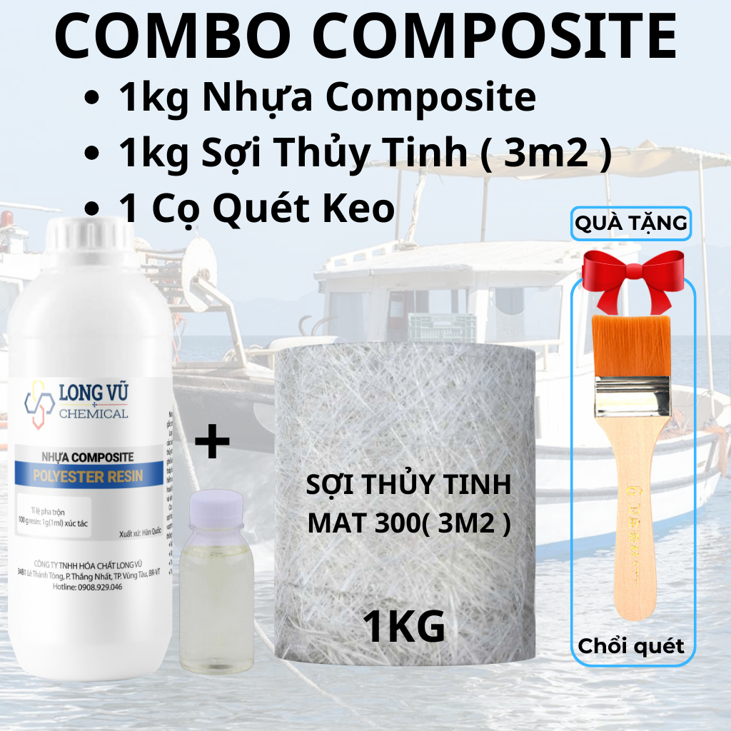 Keo Composite Và Sợi Thủy Tinh, Combo Composite Dùng Đúc Tượng, Làm ...