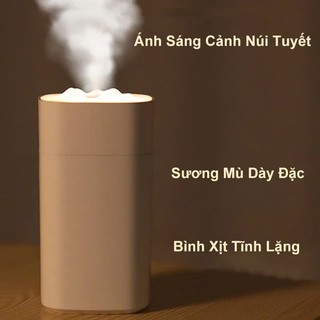 Máy Phun Sương Tạo Ẩm & Khuếch Tán Tinh Dầu Mini 300ml – Thư Giãn, Dưỡng Ẩm, Không Gây Ồn