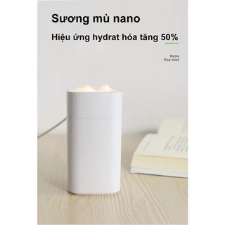 Máy Phun Sương Tạo Ẩm & Khuếch Tán Tinh Dầu Mini 300ml – Thư Giãn, Dưỡng Ẩm, Không Gây Ồn