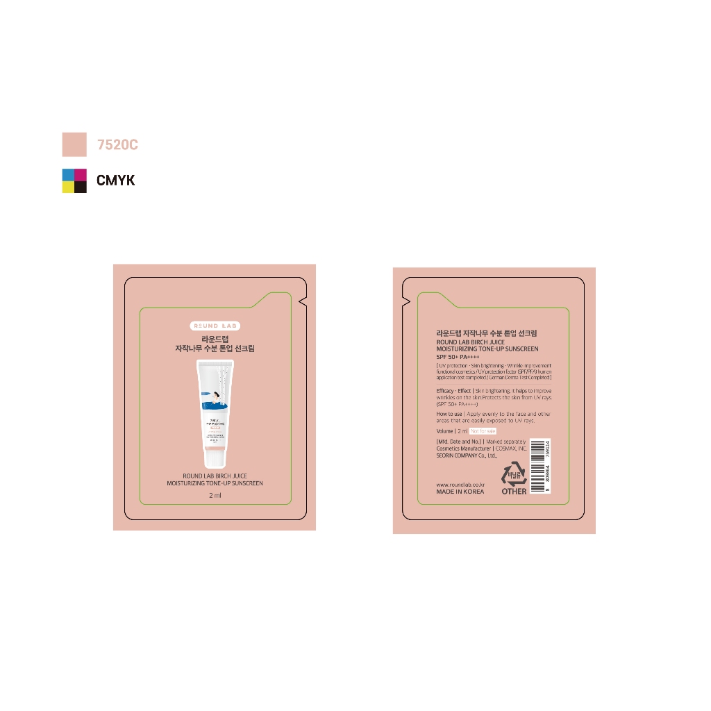 Ảnh Combo 3 sachet Round Lab 2ml bất kì 2