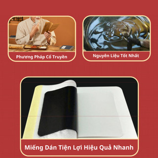 Hộp 10 Miếng Cao Đen Hết Đau Nhức Mỏi Xương Khớp Nhanh Chóng Thảo Dược Cổ Truyền