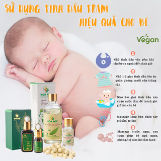 Tinh dầu Tràm Huế Ngâm Củ Nén 100ml - Hoa Nén - Chuẩn VietGAP - Chăm sóc mẹ và bé sơ sinh, tắm bé