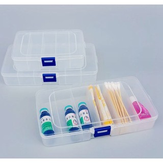 -Hộp nhựa trong suốt 84*56*33mm, hộp mini đựng kim ngòi chum nhựa chum silicone, đựng trang sức