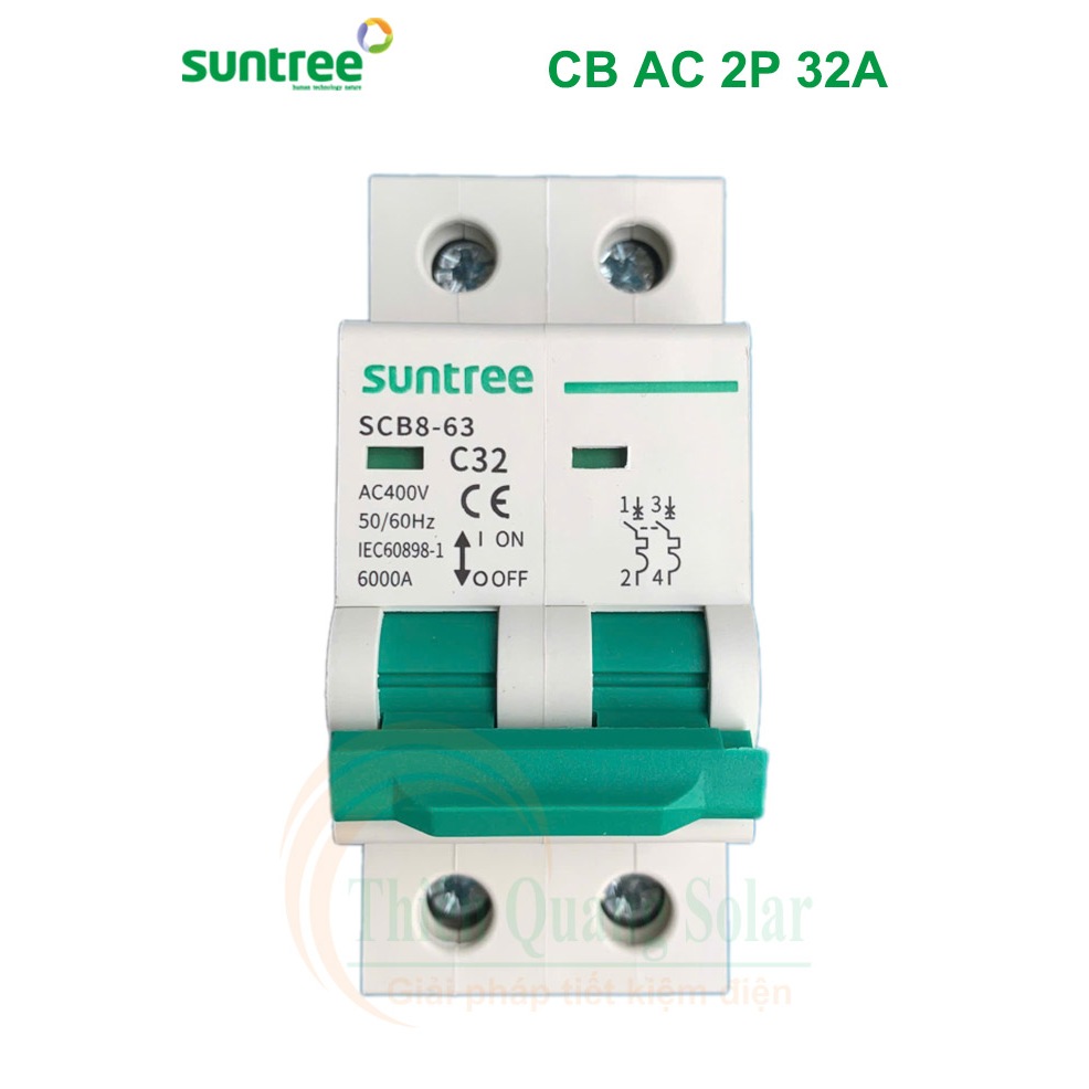 CB AC 2P 32A/40A/63A hãng Suntree | Shopee Việt Nam