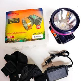 Đèn Đeo Đầu QH-5202 Chính Hãng Ánh Sáng Vàng Soi Đường Đi