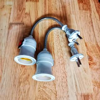 Bộ Combo 2 đuôi Đèn Tích Hợp Công Tắc Dài 2 Tất 8 Tùy Ý Bẻ Cong Dễ Dàng