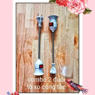 Bộ Combo 2 đuôi Đèn Tích Hợp Công Tắc Dài 2 Tất 8 Tùy Ý Bẻ Cong Dễ Dàng