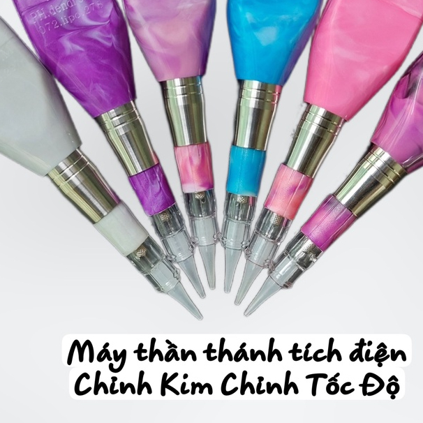 Máy phun xăm thần thánh tích điện chỉnh kim, chỉnh tốc độ Việt Nam