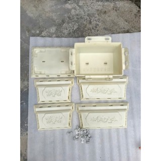 KHUÔN ĐÚC CHẬU CHỮ NHẬT vUÔNG GÓC 35 x 25 x 16cm – NHỰA ABS CAO CẤP