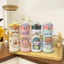 Bình Nước 450ml Kèm Ống Hút Họa Tiết Hoạt Hình Cho Bé