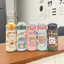 Bình Nước 450ml Kèm Ống Hút Họa Tiết Hoạt Hình Cho Bé