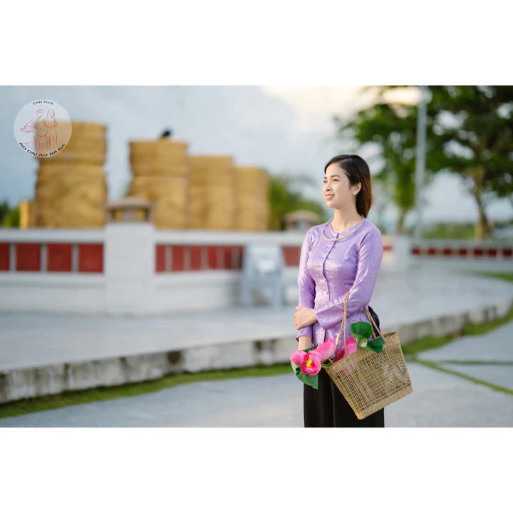 Bộ áo bà ba gấm Tím/vàng cúc/xanh lá/ Đỏ tươi- Có bộ bà ba Bigsize- may sỉ bà ba toàn quốc - May bộ bà ba theo yêu cầu