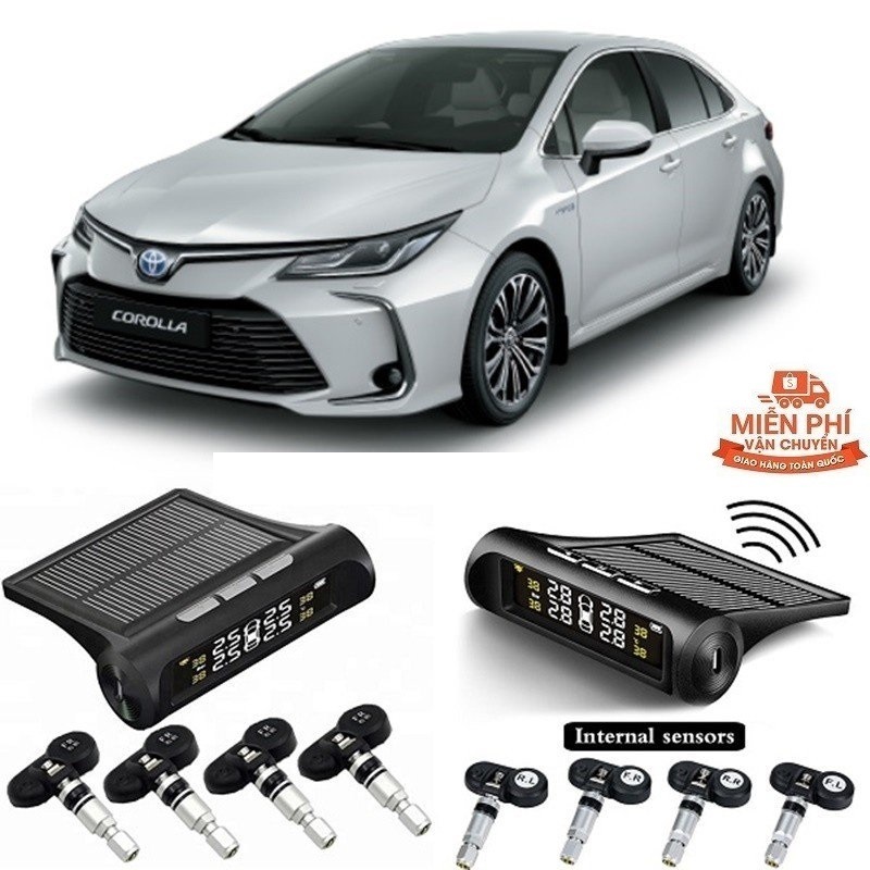 {Hãng TPMS} Cảm Biến Áp Suất lốp, đo áp suất lốp ô tô van trong hay van ...