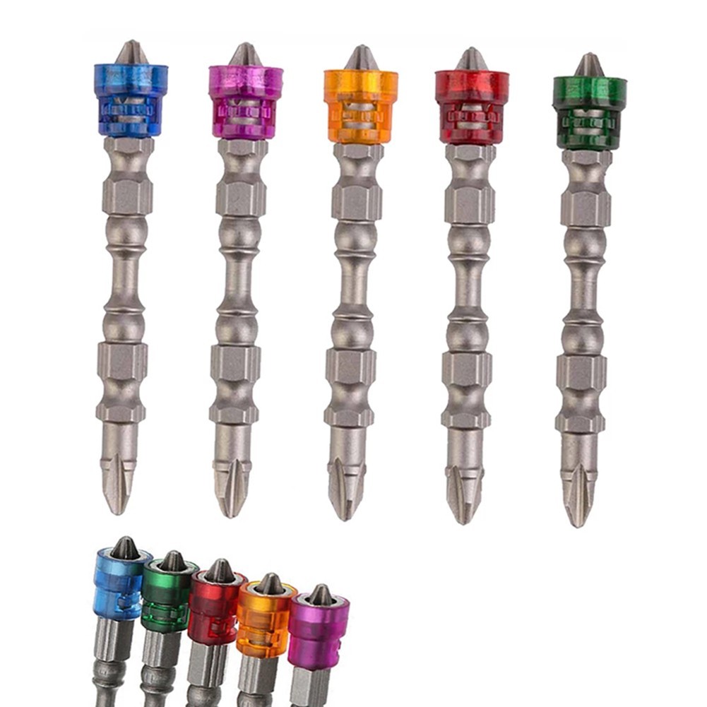 Bộ 5 đầu vít bake 2 đầu có từ - Đầu bắt vít 4 cạnh PH2 lực hút lớn