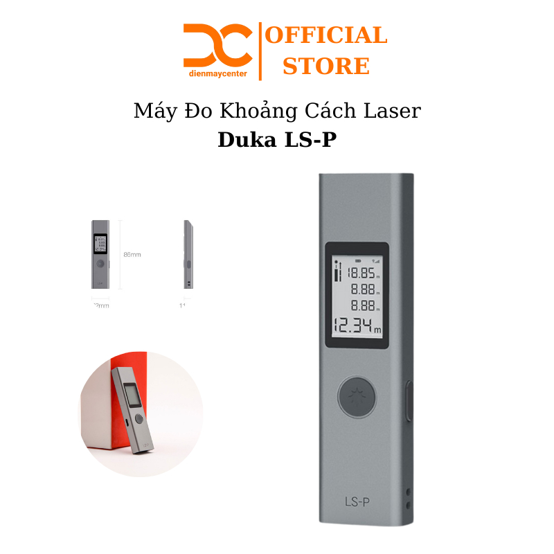 Máy đo khoảng cách bằng tia Laser ATUMAN Duka LS-5/ Duka LS-P - BH 1 tháng - Shop Điện Máy Center