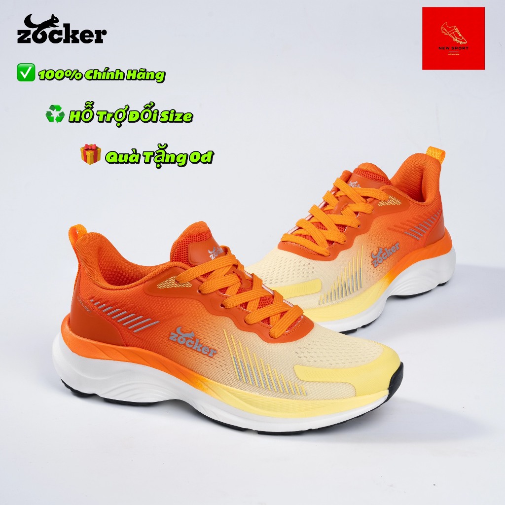 Giày Chạy Bộ Zocker Ultra Light Siêu Nhẹ, Bền Bỉ Nam Nữ Chính Hãng ...