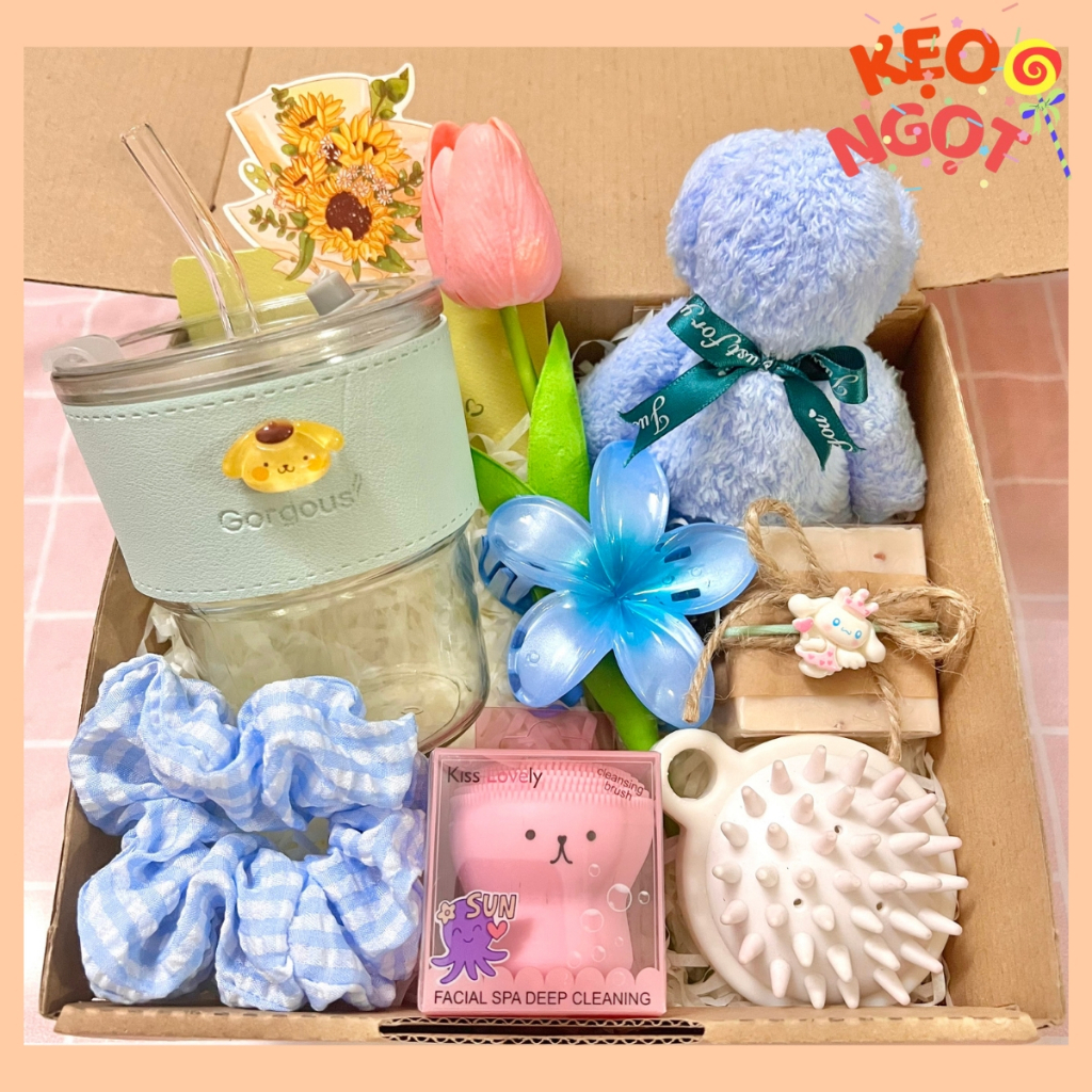 Set quà tặng 20/10, quà tặng sinh nhật, valentine cho nữ nhiều màu ý ...