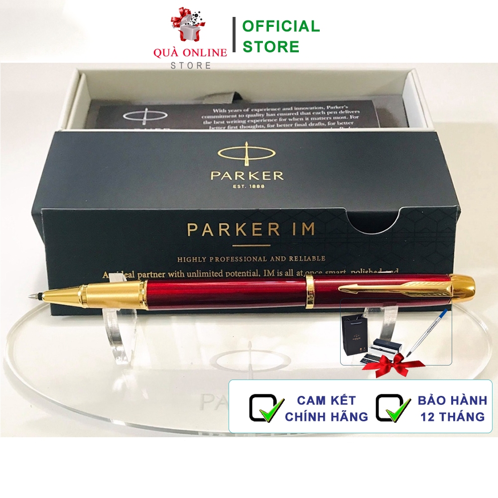 BÚT KÝ PARKER ĐỎ BÓNG CÀI VÀNG CAO CẤP [MIỄN PHÍ KHẮC TÊN - LOGO] BÚT KÝ CAO CẤP [RẺ VÔ ĐỊCH]