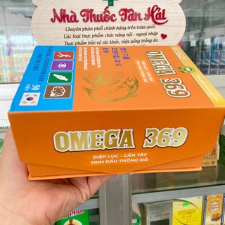 Viên dầu cá Omega 369, viên uống bổ mắt, hỗ trợ tim mạch và sức khỏe, hỗ trợ làm đẹp da, hộp 50 viên