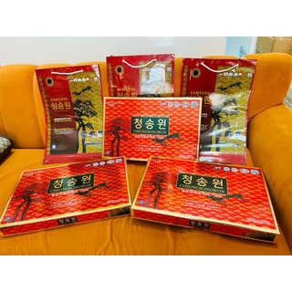 Tinh dầu thông đỏ hàn quốc Cheongsongwon cao cấp, hộp đỏ 180 viên