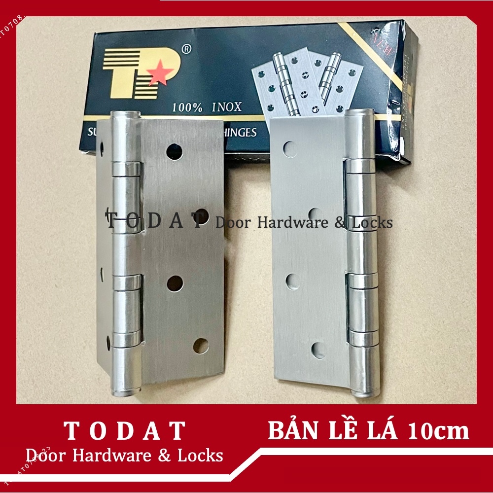 1 Cặp Bản Lề Lá INOX 304 dài 10cm dày 2mm (kèm vít) | Shopee Việt Nam