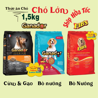 Thức ăn hạt Ganador - Fib's [ 1.5kg ] : Combo siêu tiết kiệm