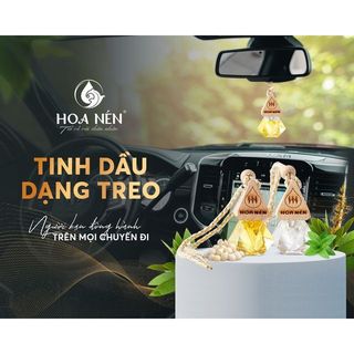 Tinh dầu Treo Sả Chanh - Hoa Nén - Giảm say xe, khử mùi, ẩm mốc, đuổi muỗi, côn trùng - 8ml