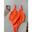 SX974 Đồ ngủ sexy - Bodysuit trơn 2 dây hở lưng quyến rũ - Kellywang