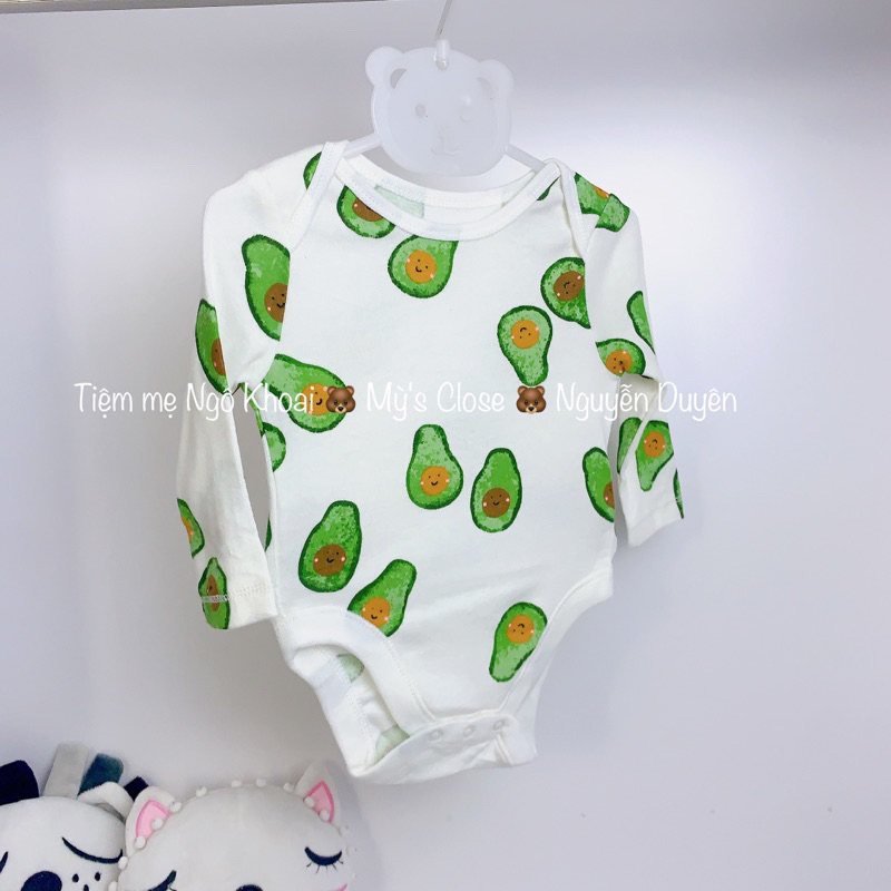 [MD137] Size 0-3M OLD.N.V Body chip dài tay xuất xịn cho bé yêu