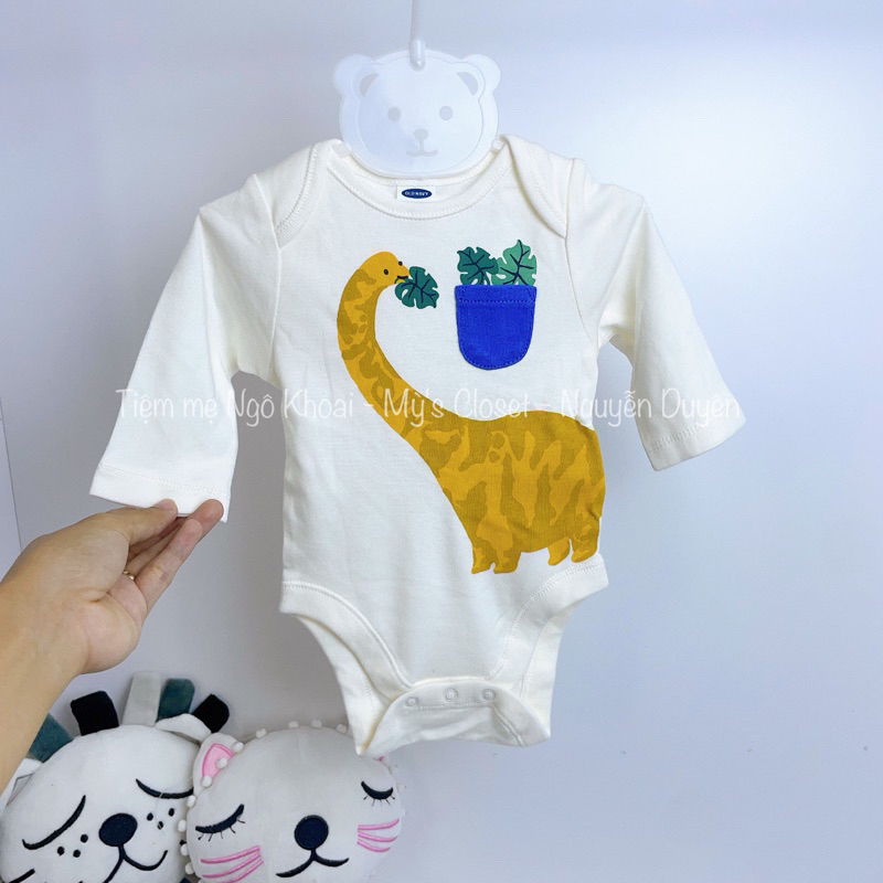 [MD137] 18-24M OLD.N.V  body suit dài tay xuất xịn chất liệu coton mềm mát