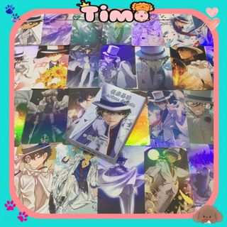 Card Kaito Kid Anime Conan Hộp Lomo Hologram Bo Góc 50-55 Tấm Timo QT68