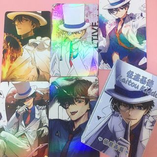 Card Kaito Kid Anime Conan Hộp Lomo Hologram Bo Góc 50-55 Tấm Timo QT68