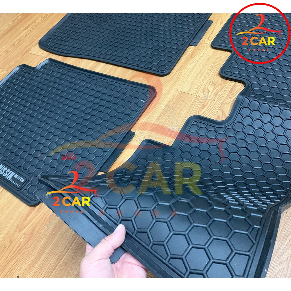 Thảm sàn, LÓT SÀN CAO SU Xe Kia Soluto 2018- 2021, 2022, 2023,2024 - Tổ ong NISSIN - chuẩn form theo xe, không mùi