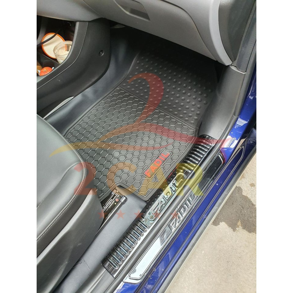Thảm LÓT SÀN CAO SU xe Fadil 2019-2023 2024 loại đúc dày theo xe- hàng ghế 2 liền