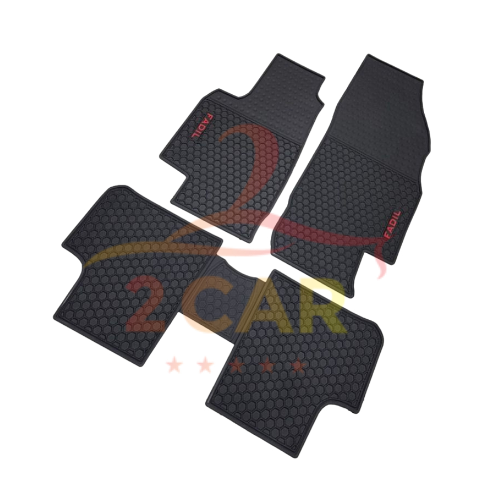 Thảm LÓT SÀN CAO SU xe Fadil 2019-2023 2024 loại đúc dày theo xe- hàng ghế 2 liền