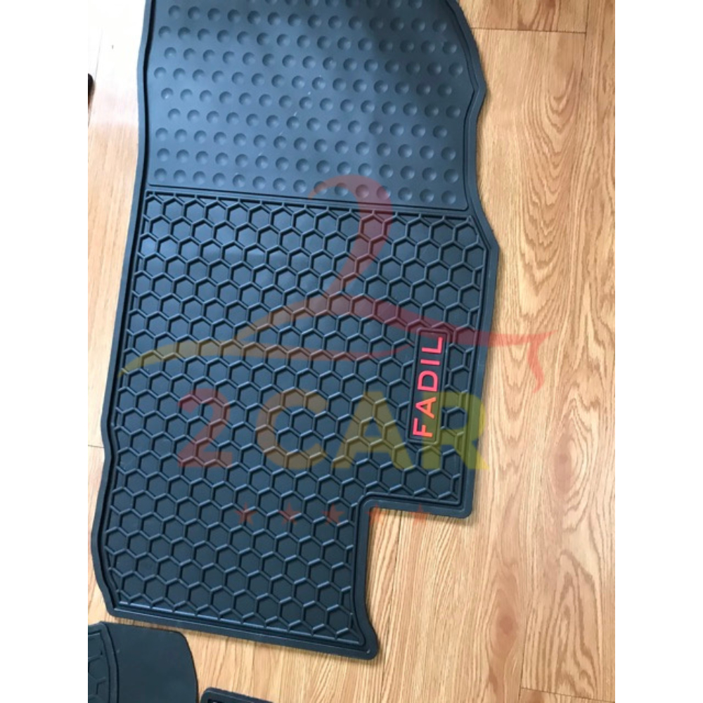 Thảm LÓT SÀN CAO SU xe Fadil 2019-2023 2024 loại đúc dày theo xe- hàng ghế 2 liền