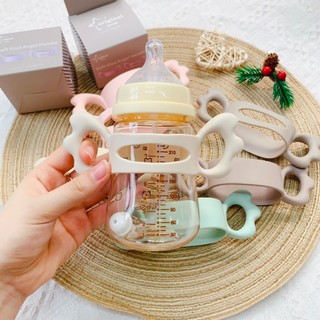 Tay cầm bình sữa silicon cho các bình cổ rộng, avent, moyuum