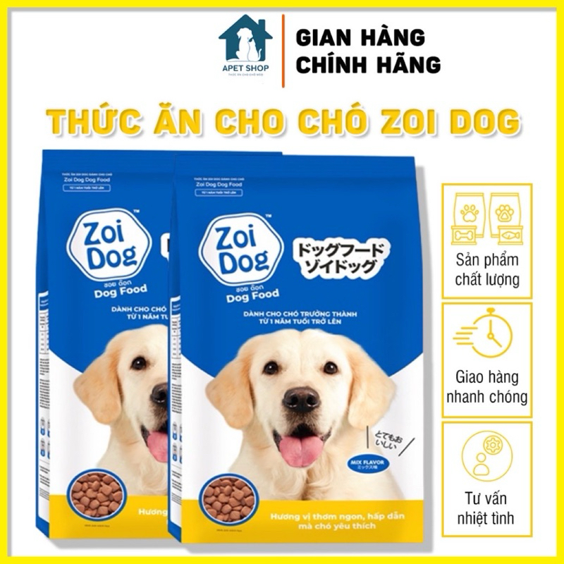 Thức Ăn Cho Chó Zoi Dog 1kg - Đồ Ăn Cho Chó À PetShop Có Hương Vị Thơm ...