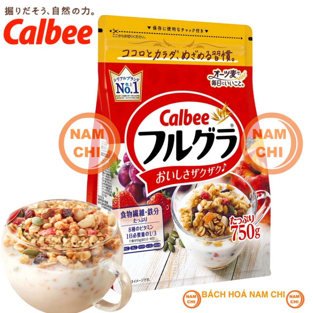 [MẪU MỚI] Ngũ Cốc CALBEE ĐỎ 700g - MẪU MỚI TRUYỀN THỐNG - Hàng Nhật Bản ...