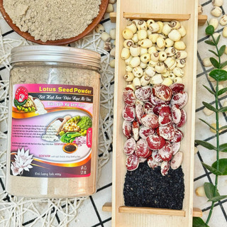 Bột Hạt Sen - Đậu Ngự Mè Đen Không Đường Senfarm