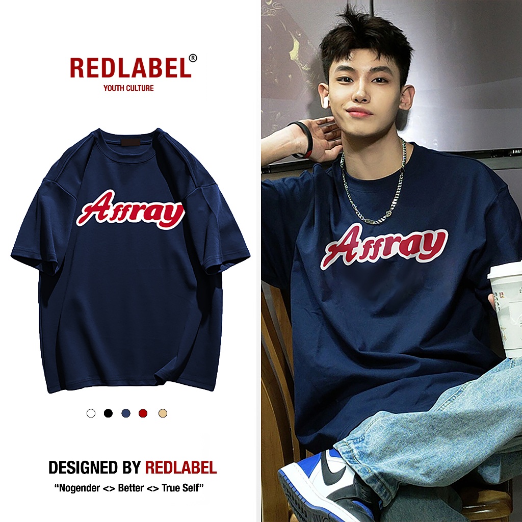 Áo Thun Nam Nữ In Họa Tiết  AFFRAY Tshirt, Áo Phông RedLabel Tay Lỡ Chất Vải Cotton 250gsm Form Oversize TS5