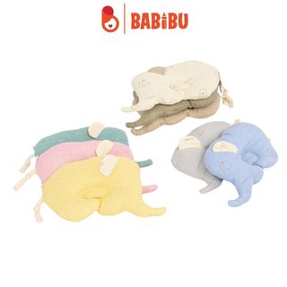 Gối lõm sơ sinh Anminaza cho bé chất liệu sợi tre Microfiber